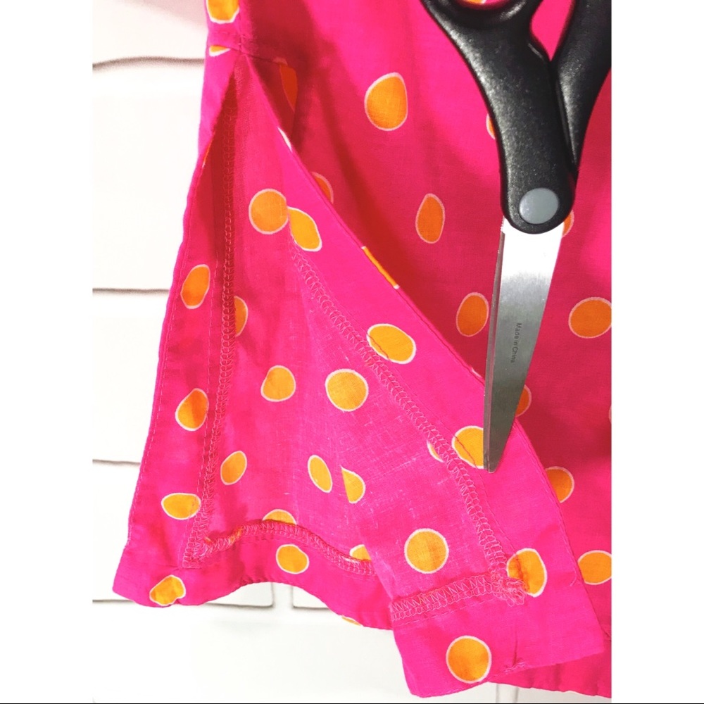 All For Color Polka Dot Tunic Dress Shirt Blouse - Picture 5 of 5